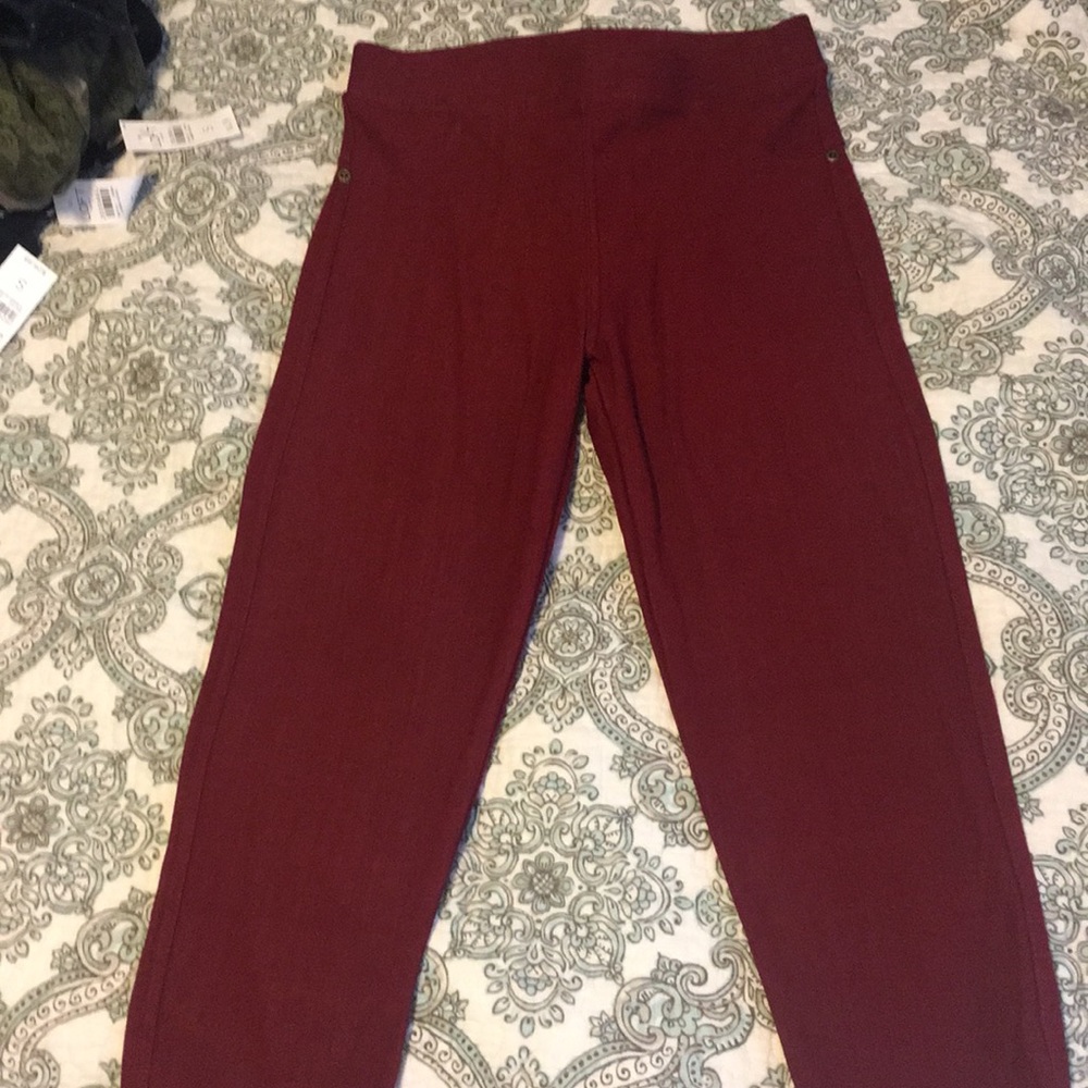 Cranberry cropped legging